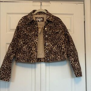 LOFT Animal Print Jacket